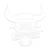 JeepBeef 8 Inch Decal White