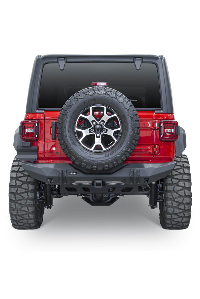 RIVAL Rear Stubby Aluminum Bumper - JeepBeef Off Road Supply Co.