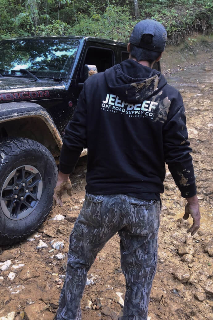 Camo jeep hoodie sale