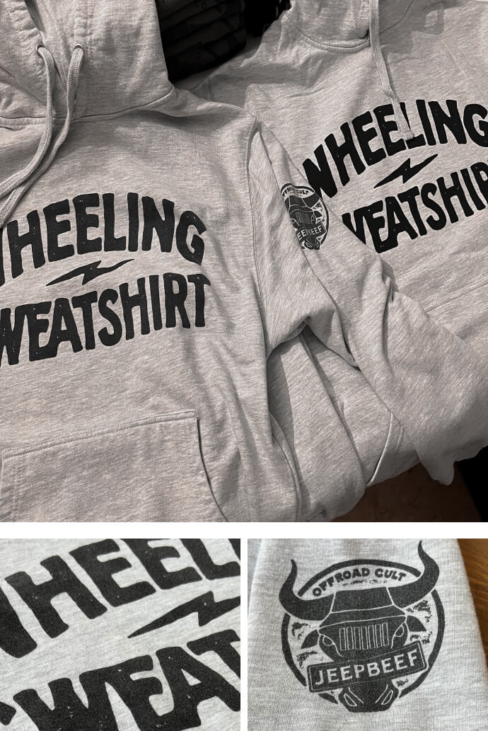 Wheeling Sweatshirt - Vintage Wash - JeepBeef Off Road Supply Co.