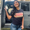 ViragoJKU + KittenJeepGirl - JeepHer Adventure Brand Tee in Black