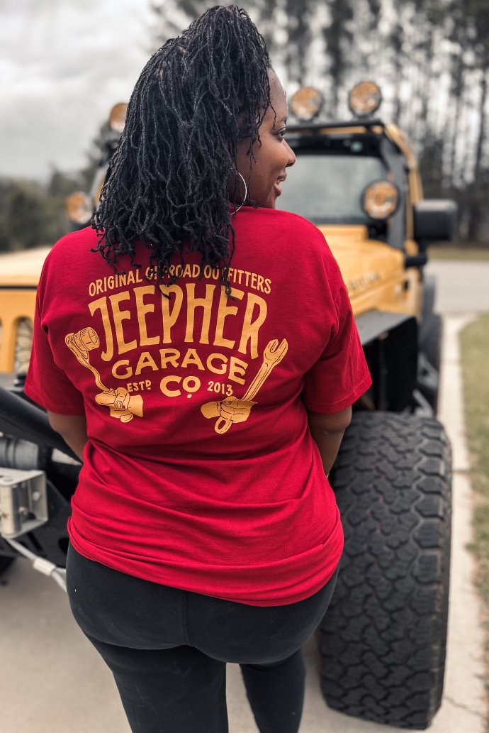 JeepHer Original Outfitters Classic Maroon Tee