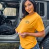 JeepHer Pinup yellow off-road tee